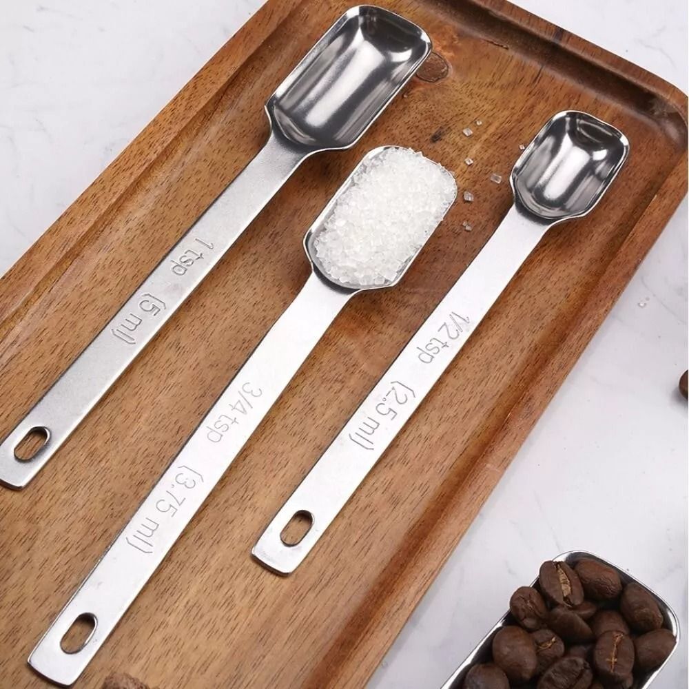 6Pcs Stainless Steel Measuring - Kitchen Baking Scale recension och pris
