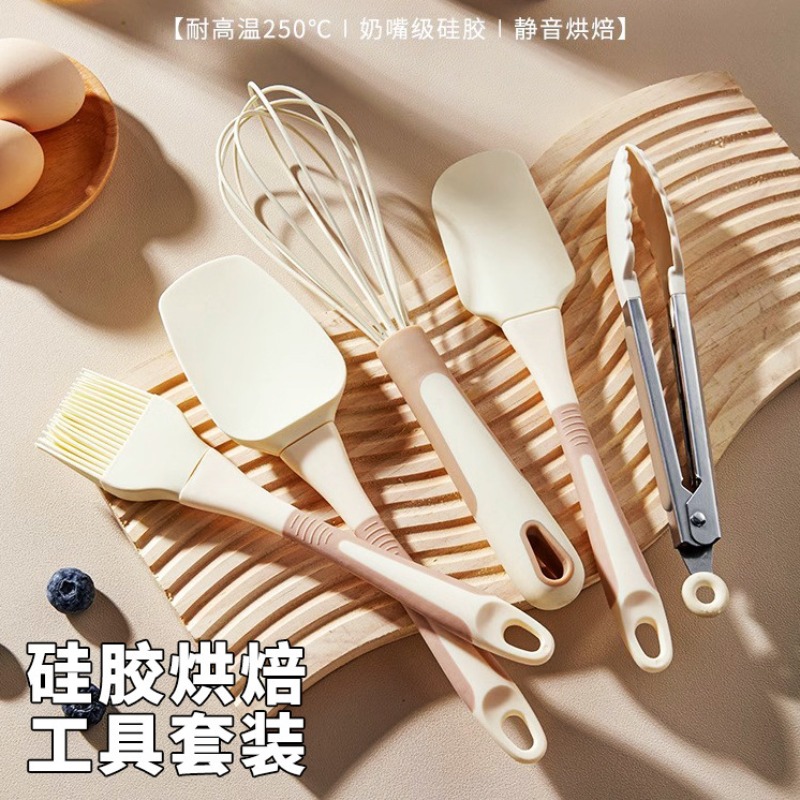 5-Piece Silicone Baking Tool S - Kitchen Baking Brush recension och pris