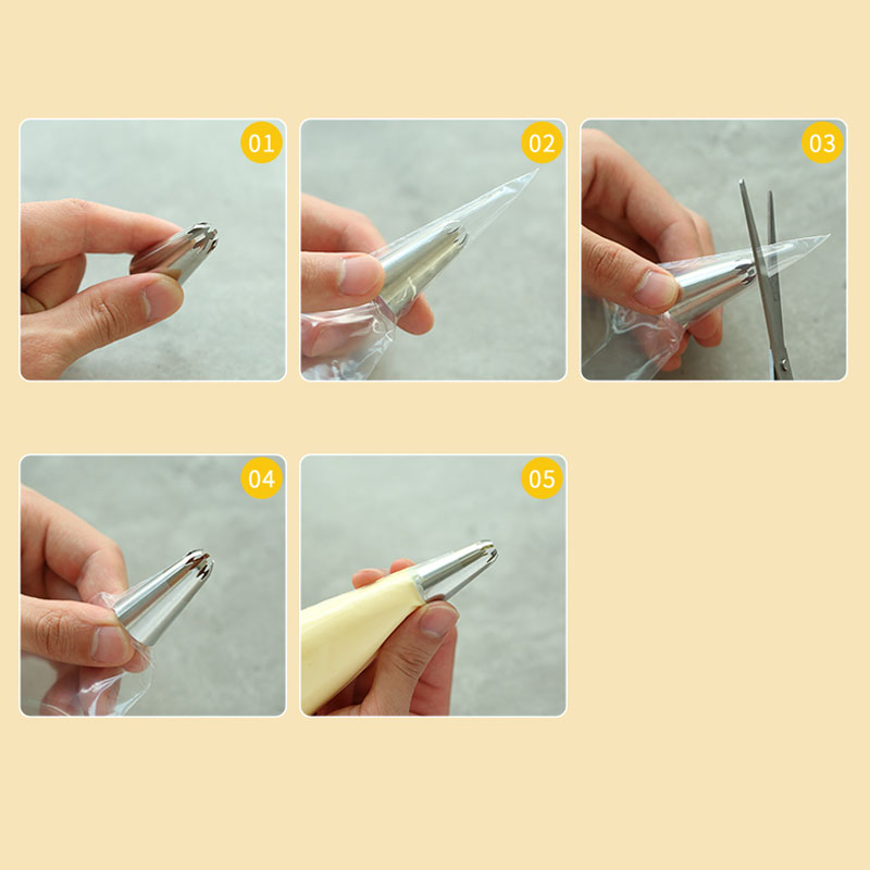 100pcs Thicken Disposable Past - Piping Bag Disposable recension och pris