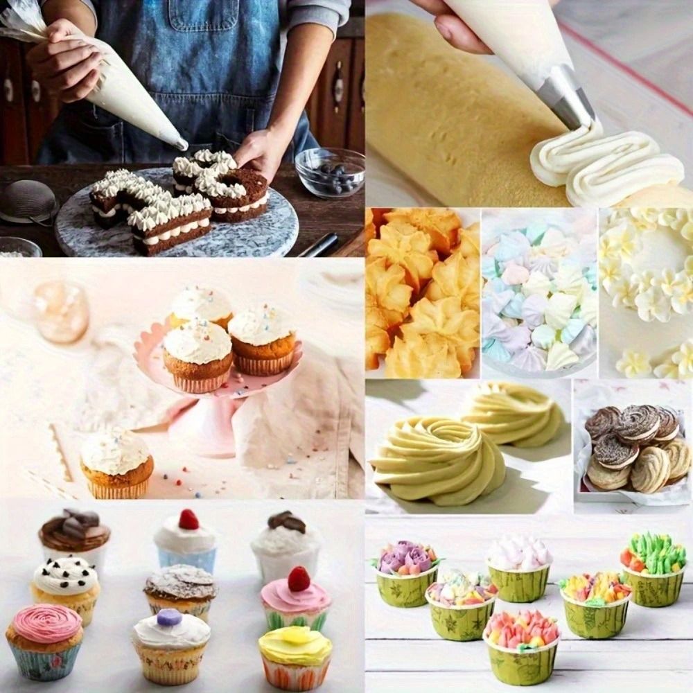 100Pcs Extra Strong Disposable - Piping Bag Disposable recension och pris