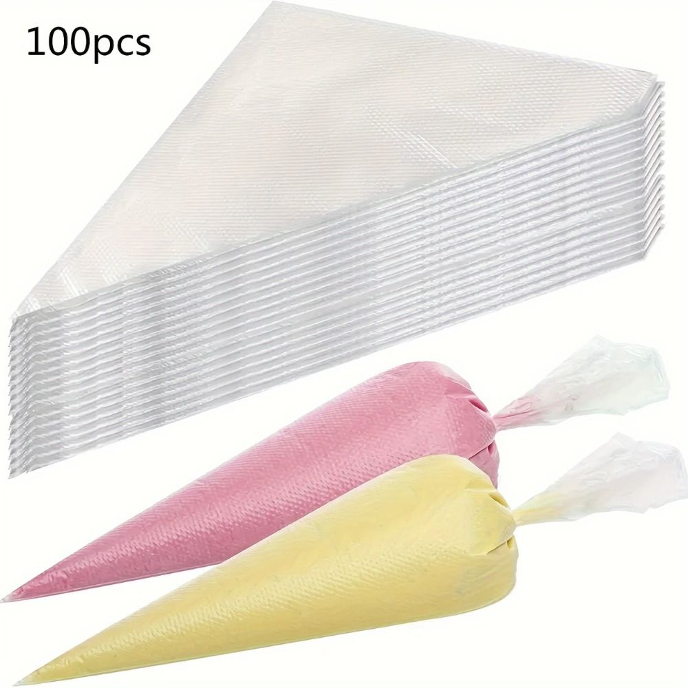 100Pcs Extra Strong Disposable - Piping Bag Disposable recension och pris