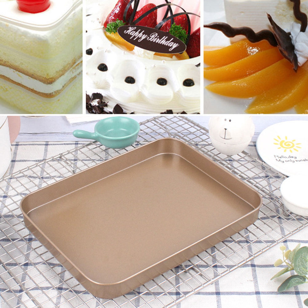 Carbon Steel Rectangular Cake  - Kitchen Oven Baking Pans recension och pris