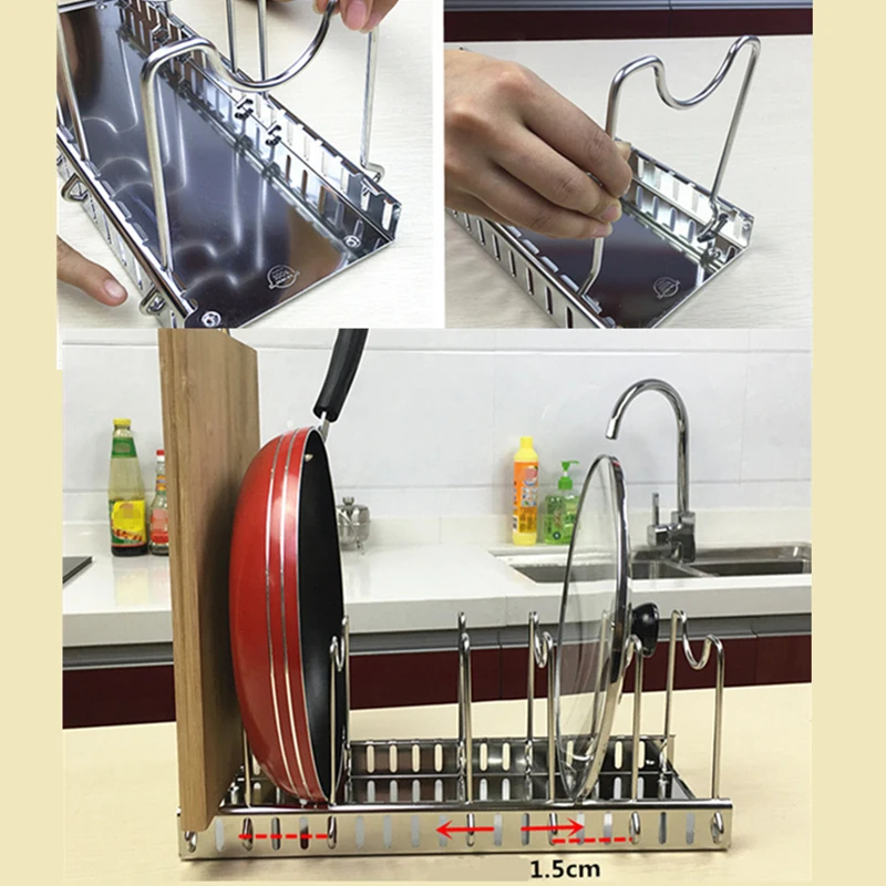 304 Stainless Steel Adjustable - Kitchen Baking Pan Organizer recension och pris