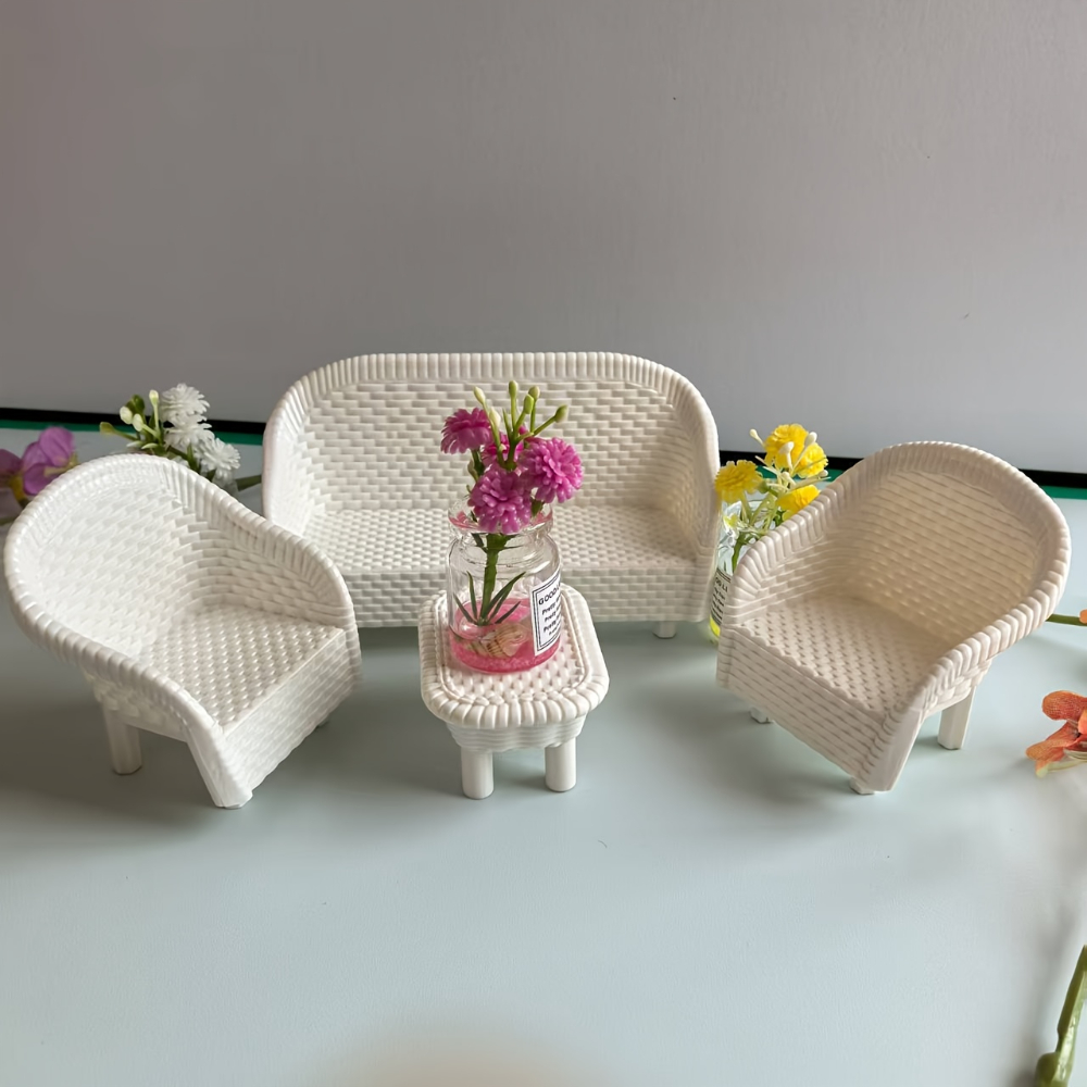 4 Mini Coffee Table and Chair  - Kitchen Queen recension och pris