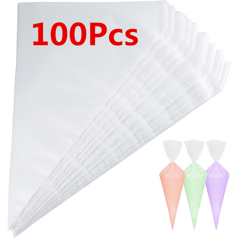LMETJMA 100 Pcs Piping Bags Up - Piping Bag Disposable recension och pris