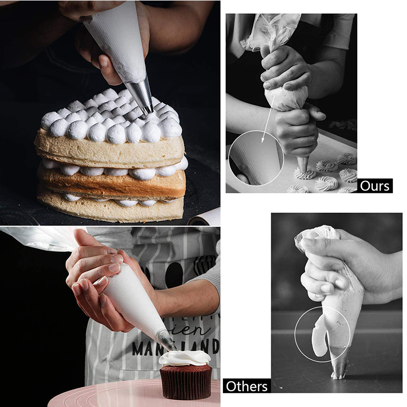 LMETJMA 100 Pcs Piping Bags Up - Piping Bag Disposable recension och pris