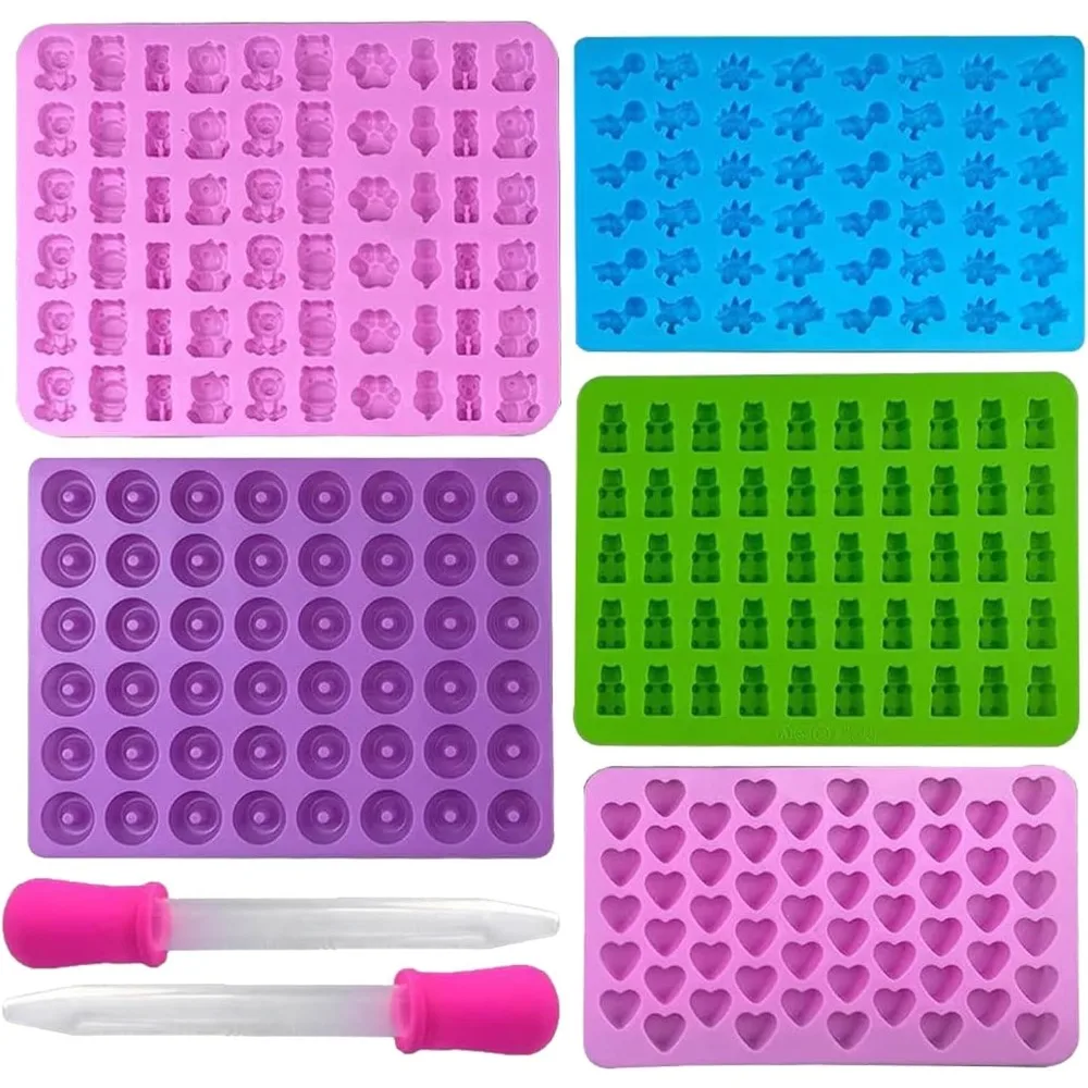 5Pcs Candy Silicone Moulds wit - Kitchen Baking Kit recension och pris