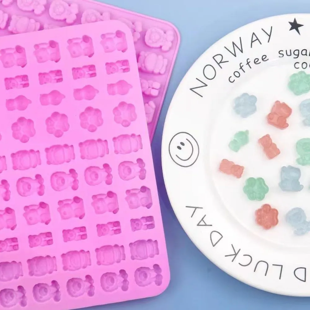 5Pcs Candy Silicone Moulds wit - Kitchen Baking Kit recension och pris