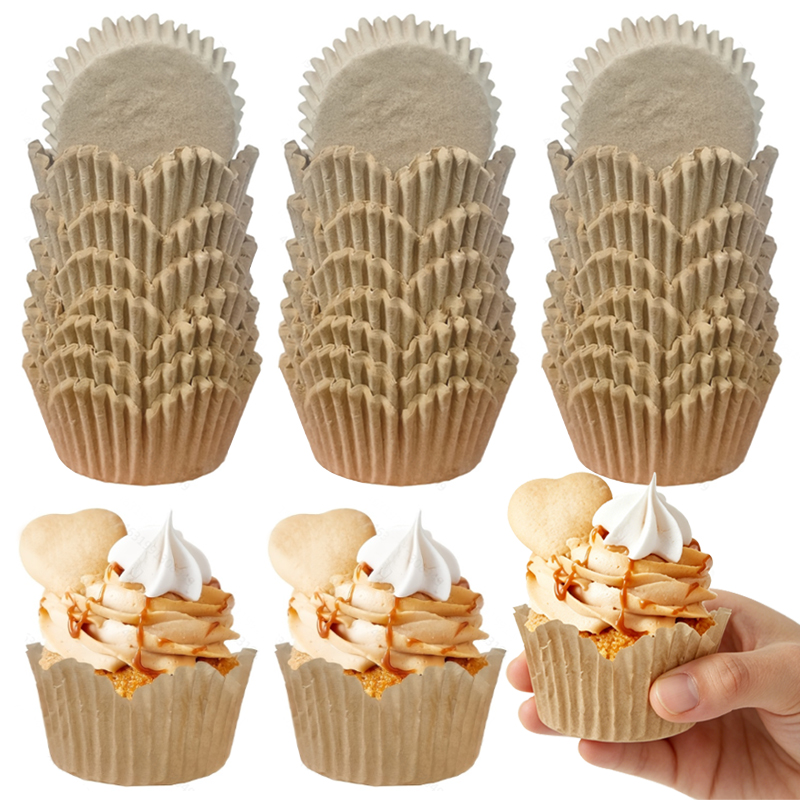 150Pcs Natural Color Flower-Sh - Kitchen Paper For Baking recension och pris