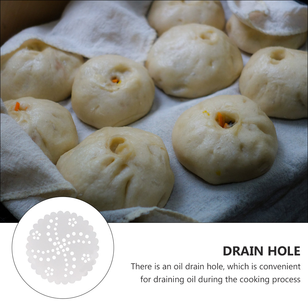 500Pcs Round Steaming Paper Wa - Kitchen Paper For Baking recension och pris